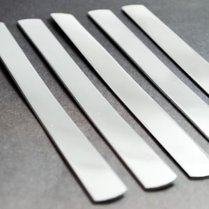 1/2" Wide Aluminum Bracelet Blanks - 5, 10 or 25 - 1100 14g Aluminum - Handstamping Blanks, Jewelry Supplies