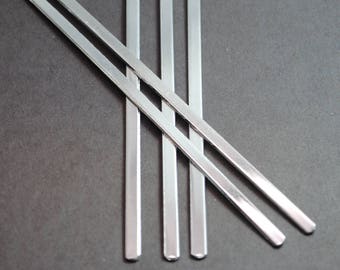 Ten 3/16" Extra Thick 12g Aluminum Bracelet Blanks - Handstamping Supplies, Jewelry Making Supplies