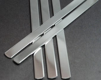 Venticinque pezzi grezzi per braccialetti stampati a mano in alluminio extra spessi da 12 g da 3/8" x 6" - Alluminio 3003 - Pezzi grezzi per polsini, forniture di gioielli