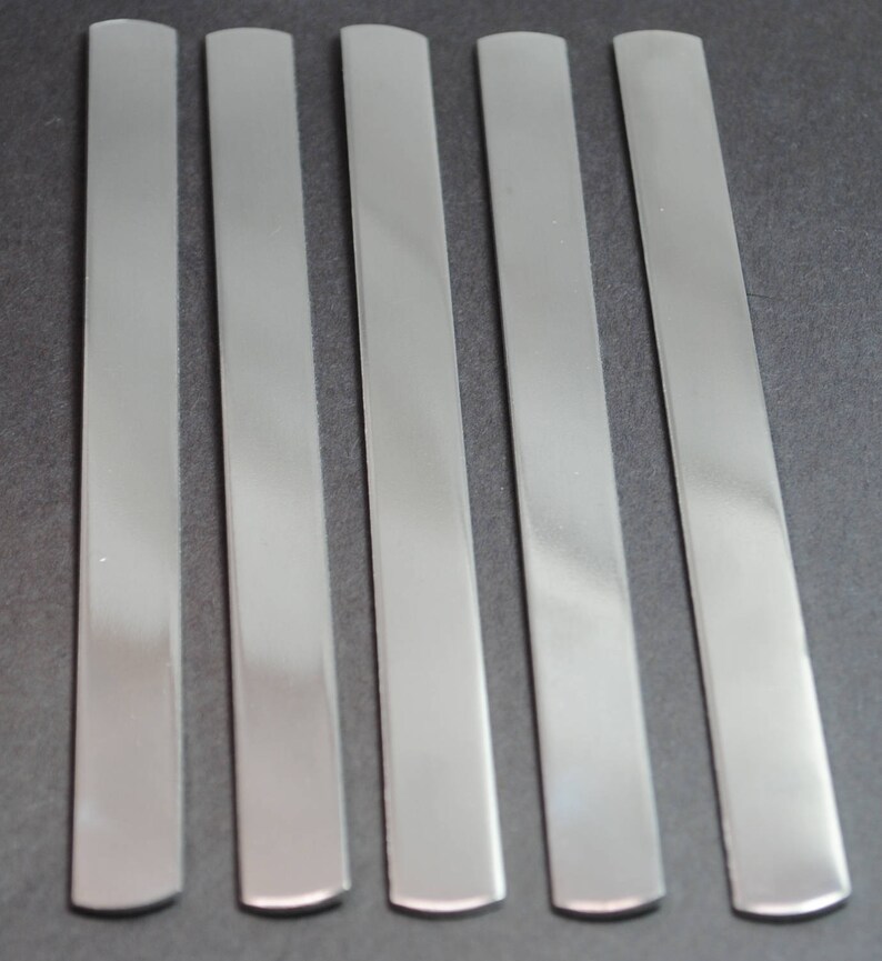 Jewelry Supplies Handstamping Blanks One Hundred 12 Wide Aluminum Bracelet Blanks 1100 14g Aluminum