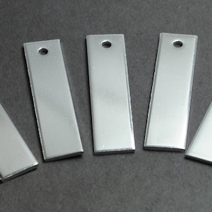 BULK One Hundred! - STURDY Aluminum Keychain Blanks - 1/2&quot; x 2&quot; - 12g Hard Temper Aluminum - Hand Stamping Supplies, Metal Blanks