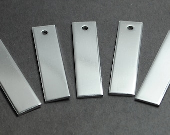 Pięć, dziesięć lub dwadzieścia - pięć aluminiowych breloków - 1/2" x 2" - 14g, 1100 aluminium bezpieczne dla żywności