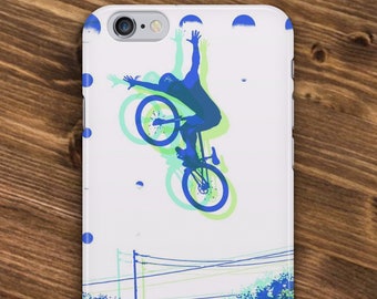 iPhone 13 Cases, boys iphone case, Galaxy case, iphone 13 pro case, biking phone case, custom bike phone case, mountain bike, bike art gift