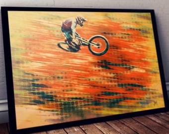Kurt Sorge Mountain Bike Art Print: Santa Cruz Photography