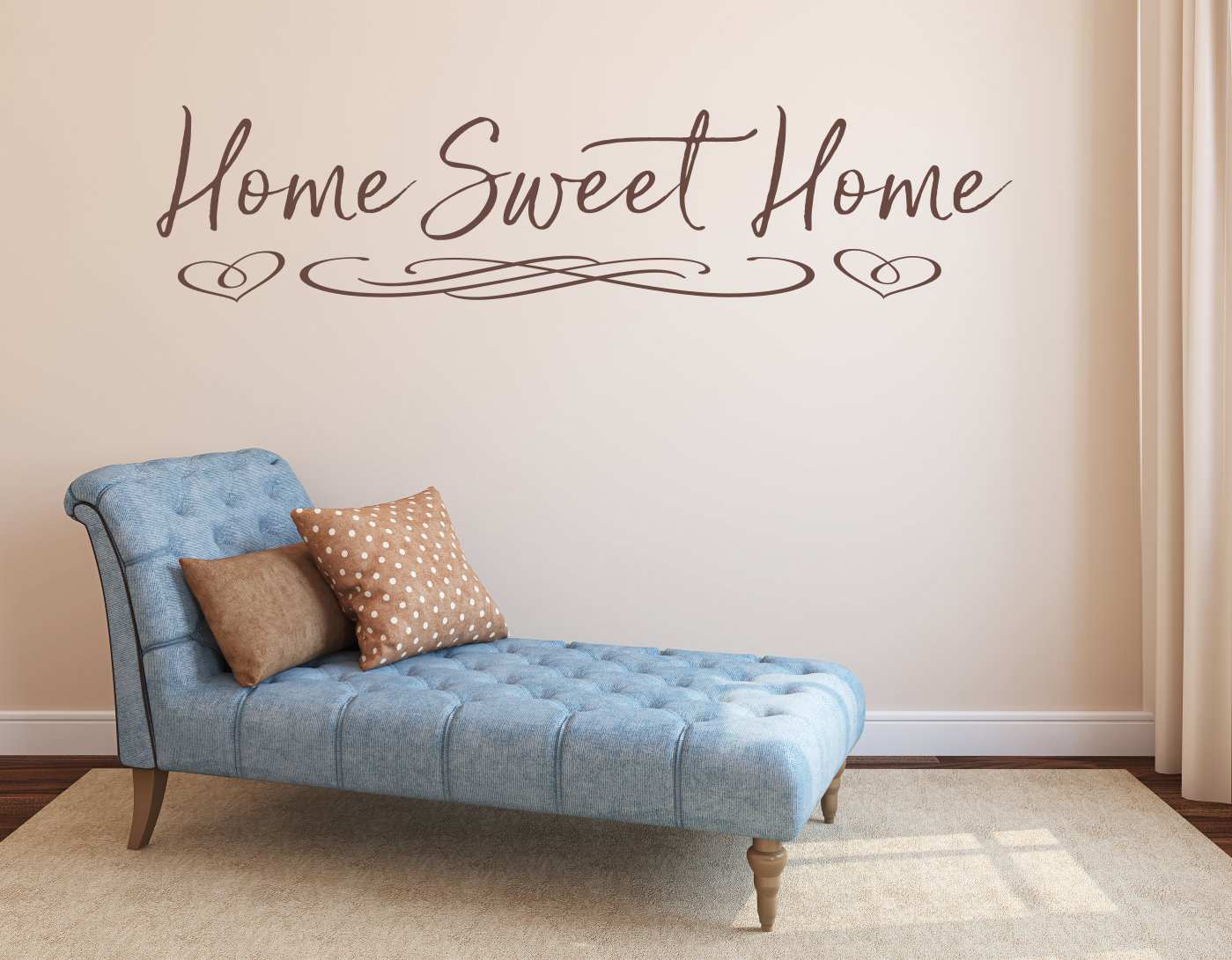 Home sweet home decal, Home sweet home wall decal - Home sweet home