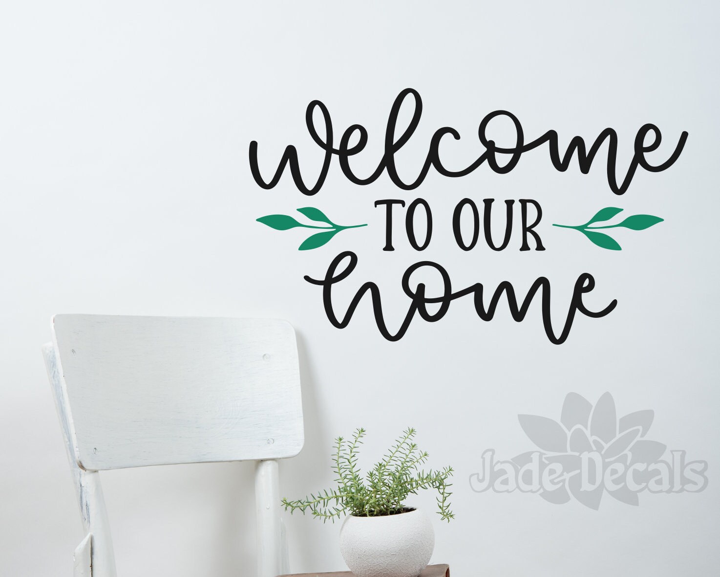 Welcome sign vinyl ART Welcome Vinyl Sticker for Box Frame//Wall Mount Sticker