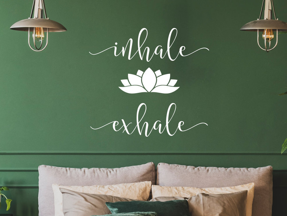Inhale Exhale Yoga Sticker
