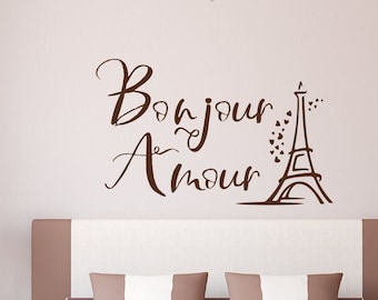 Amour Wall Decal Etsy