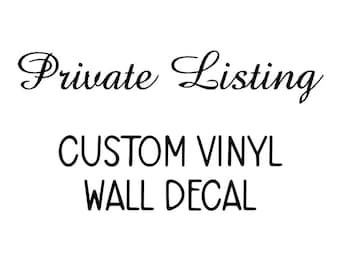 LUCAS light blue and gold wall decal