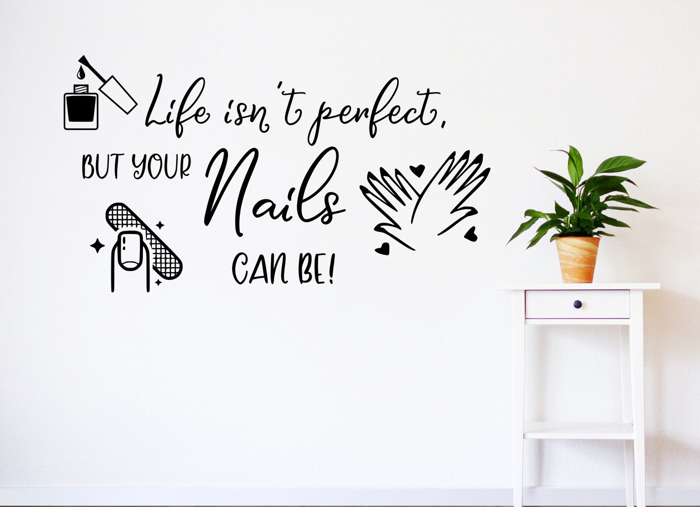 Nail Salon Wall Art Decals Decor