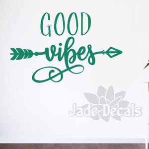 Good Vibes Only Decal: Positive Laptop, Wall, Car Decor