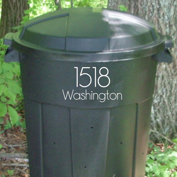 Address for Garbage Cans Etsy