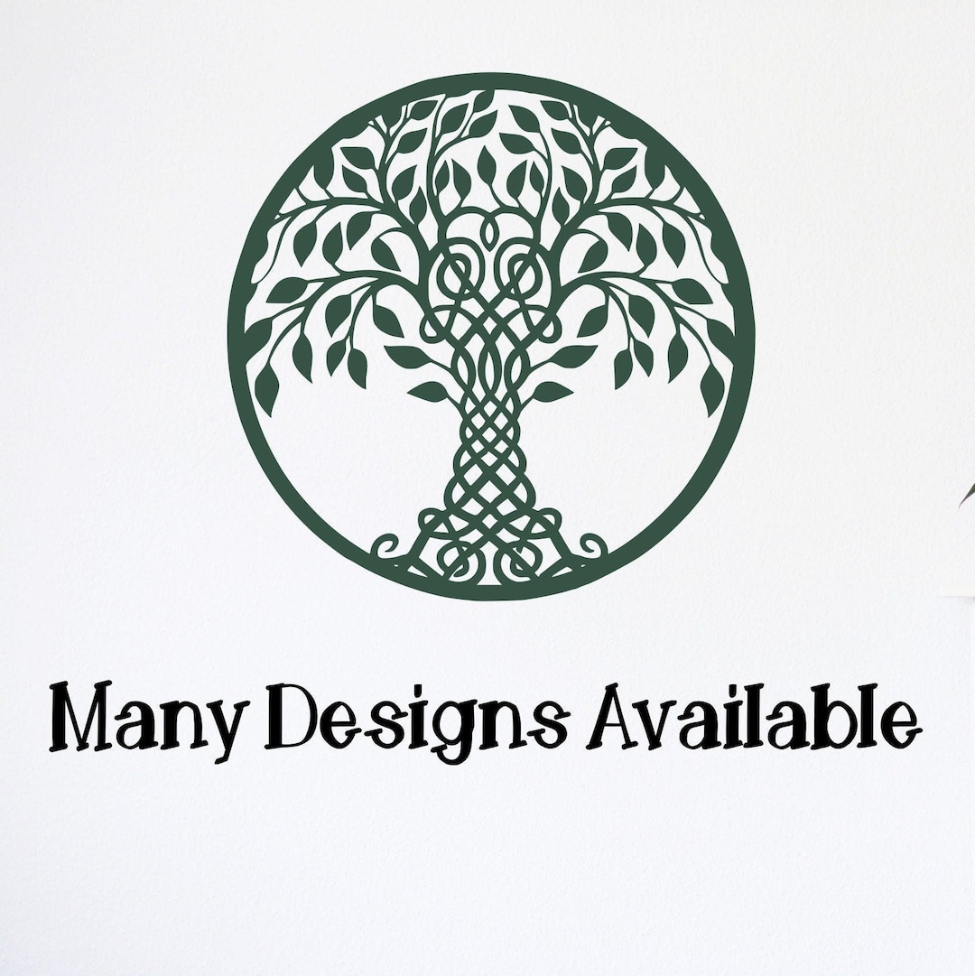 Tree of Life Wall Decal Tree of Life Decor Celtic Wall Etsy