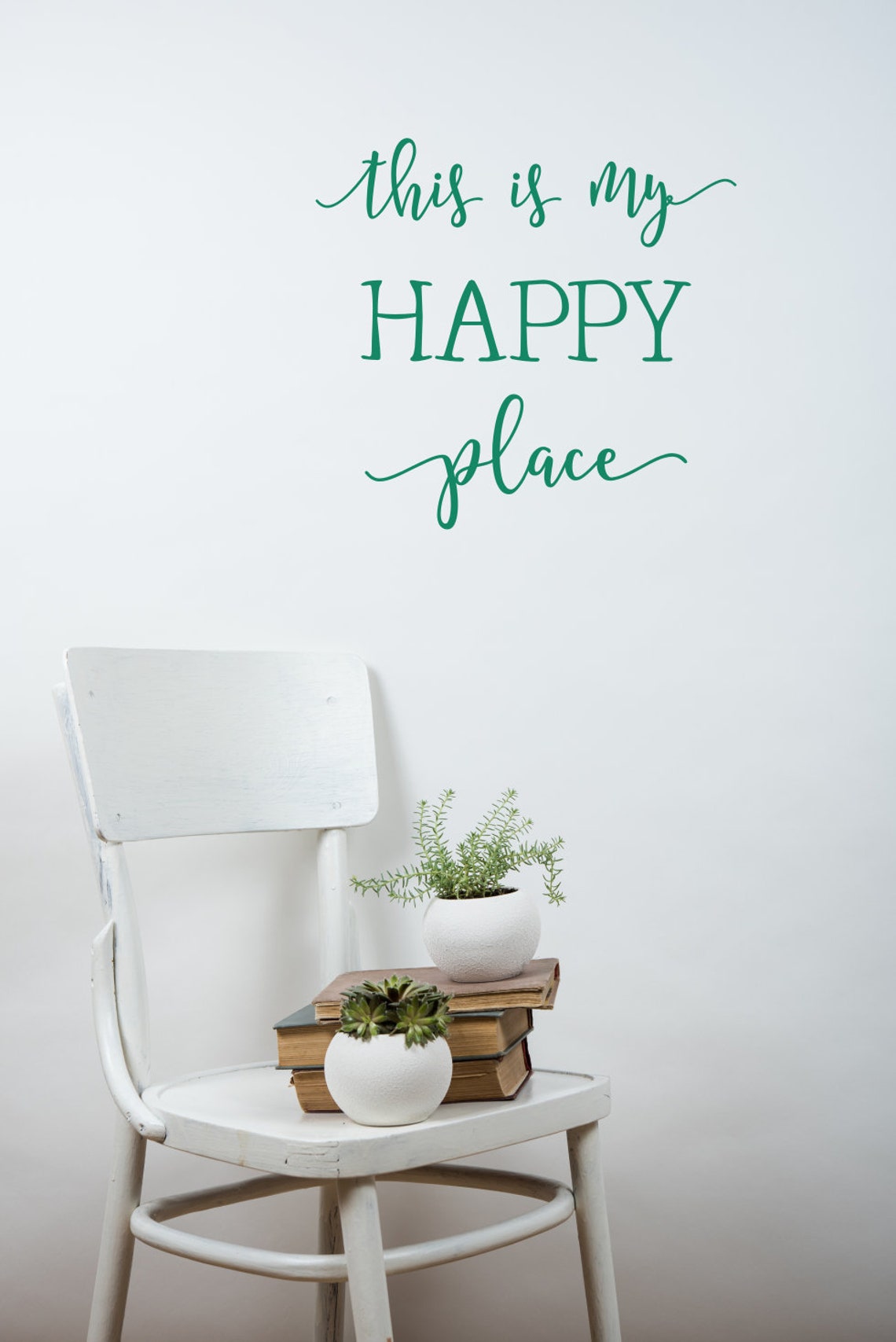 My Happy Place Wall Decal This is My Happy Place Happy Etsy