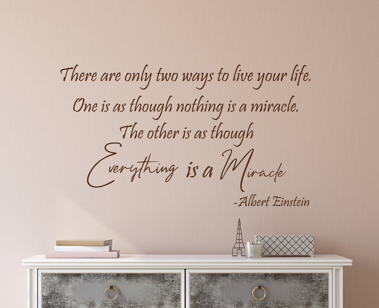 Inspirational quotes Albert Einstein quote Everything is a | Etsy