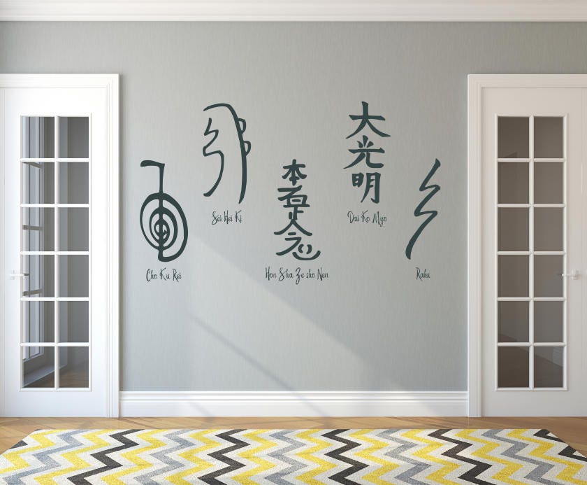 Reiki wall decals, Reiki decals, Reiki wall decal, Reiki ...