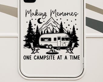 RV Camper Decal: Making Memories One Campsite at a Time