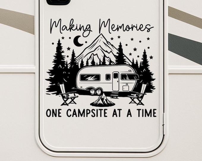 RV Camper Decal: Making Memories One Campsite at a Time