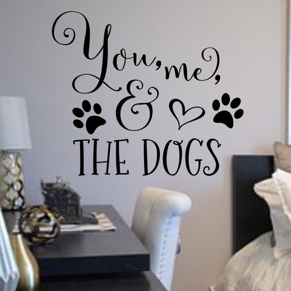 Dogs Wall Decals Etsy