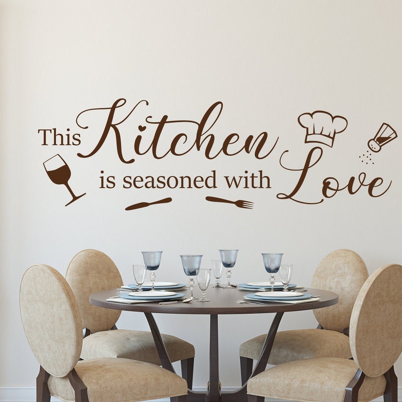 Kitchen Wall Quotes - Etsy