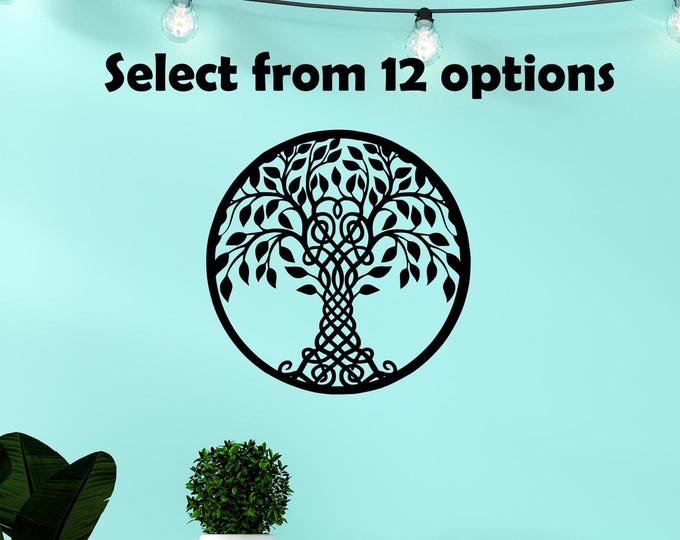 Tree of life wall decal, tree of life decor, celtic wall decal, tree of life decal, tree of life wall art