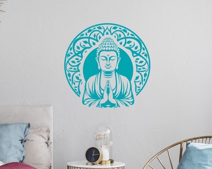 Buddha Wall Art, tree of life, wall decals, zen wall art, buddha wall decor, buddhist wall art