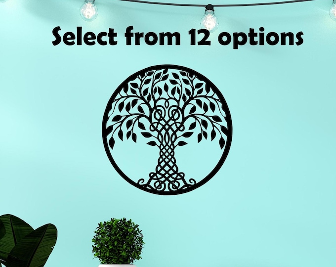Tree of life wall decal, tree of life decor, celtic wall decal, tree of life decal, tree of life wall art