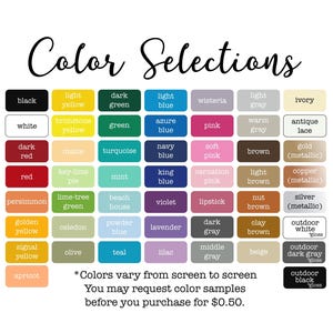a color selection guide with various color options, including black, light, dark, white, and other shades of green, blue, pink, and more. The guide provides color samples that vary from screen to screen, allowing users to request specific color samples before purchasing. The image is a collage of multiple color selection images, and the text encourages users to avoid redundancy and use clear, concise language.