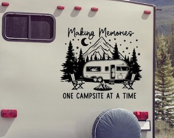 RV Camper Decal: Making Memories One Campsite at a Time