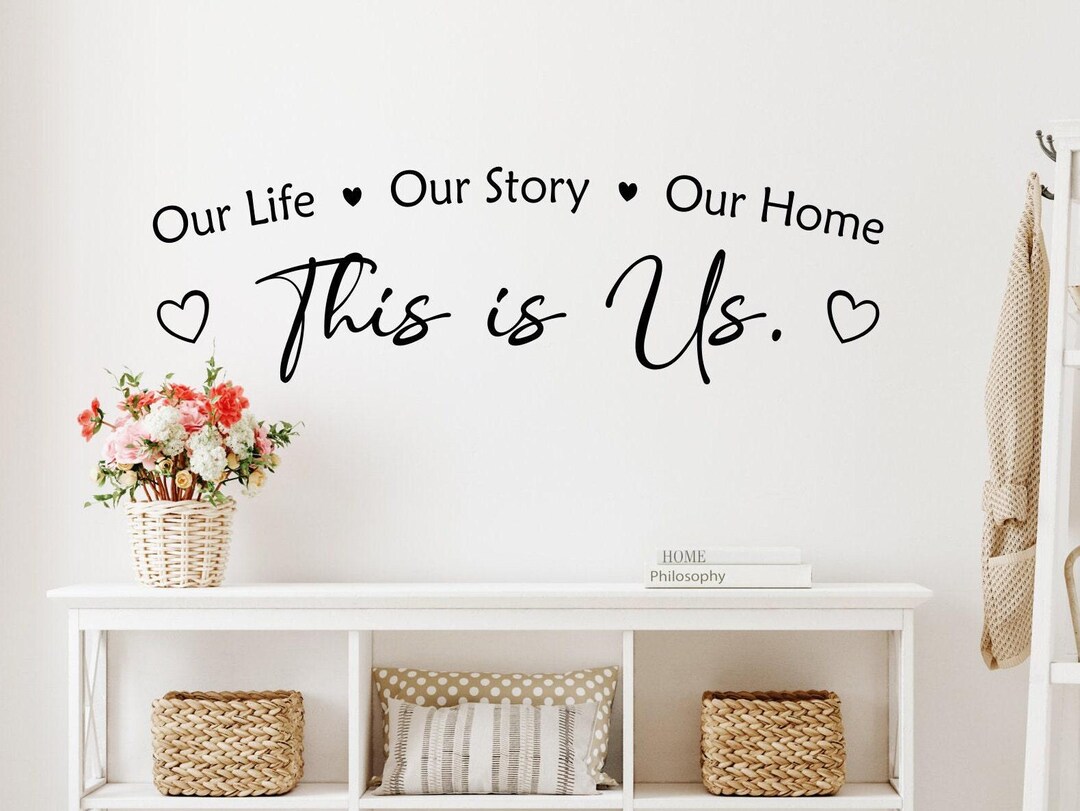 This is Us Wall Decal, Family Home Sign - Etsy