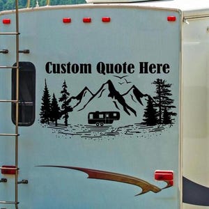 Benutzerdefinierte RV Aufkleber, benutzerdefinierte RV Aufkleber, benutzerdefinierte RV Aufkleber, RV Camper Aufkleber, Wohnmobil Aufkleber, Vinyl rv Aufkleber, benutzerdefinierter Zitat Aufkleber