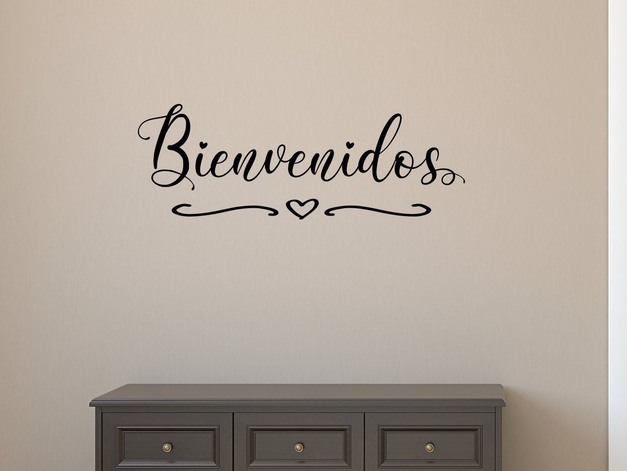 Vinyl Decal | WELCOME BIENVENIDAS | LADYBUG | SPANISH | SUMMER | SPRING