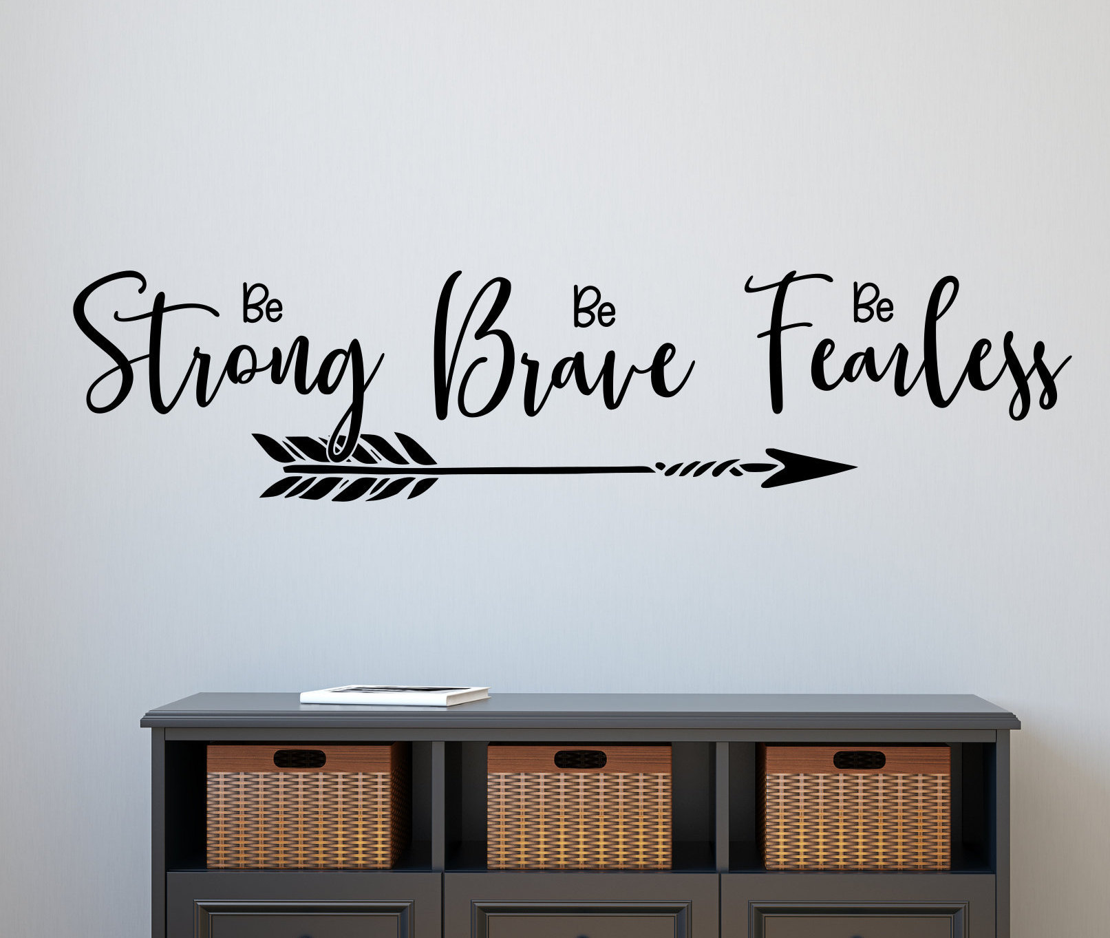 Be Strong Be Brave Be Fearless, Empowerment Wall Decal I Am Fearless, She  is Fearless, She is Fierce, Strong Brave Fearless, 