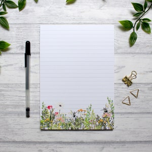 A5 Lined Notepad - Desk Pad - Writing Pad - Stationery Gifts - A5 Planner - Birthday Gift - Notepad Set - Christmas Gifts - Letter Notepad