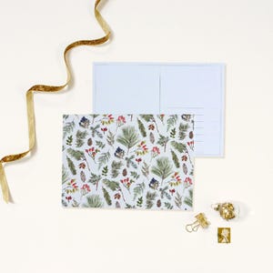 Cartes postales artistiques de Noël, Cartes botaniques de Noël, Jeux de cartes postales, Cartes postales florales, Cadeaux de papeterie, Cartes de correspondance vierges, Cartes postales de mariage