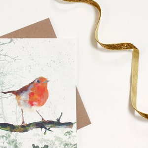 Robin Christmas card Holiday cards Christmas card set Seasonal Cards Robin Gifts Christmas gifts Winter cards Country Cards image 2