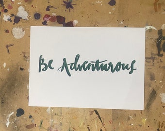 A4 Adventurous Art Print