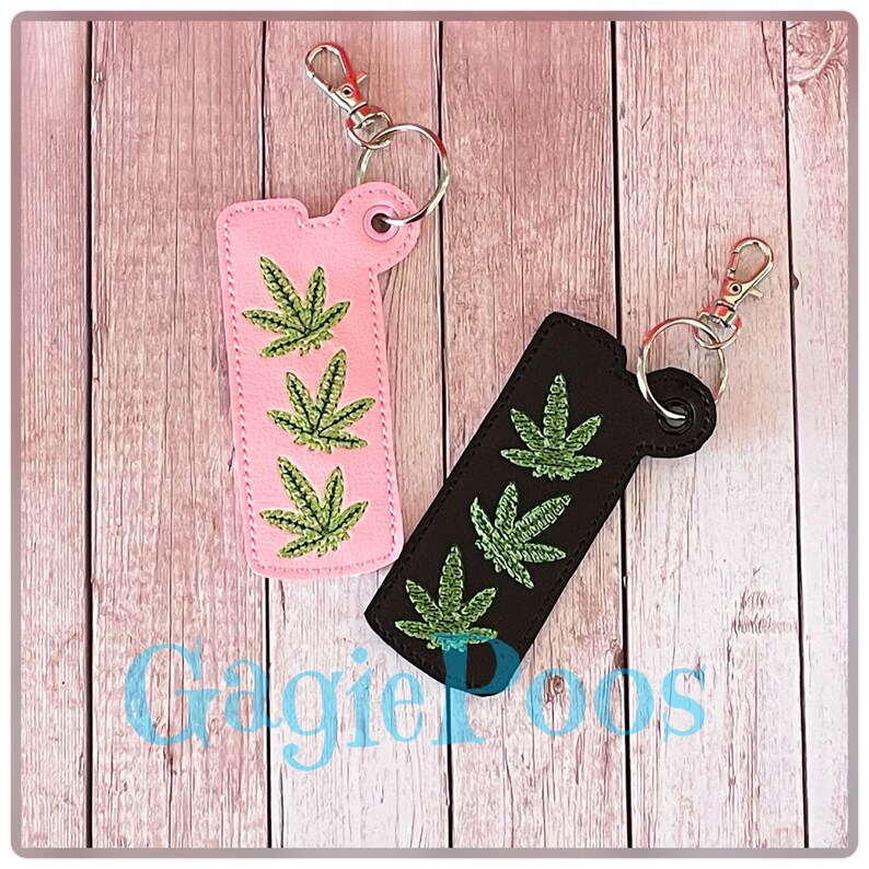 Pot Leaves Lighter Holder Key Fob. Marijuana Theme Bag Tags. Etsy