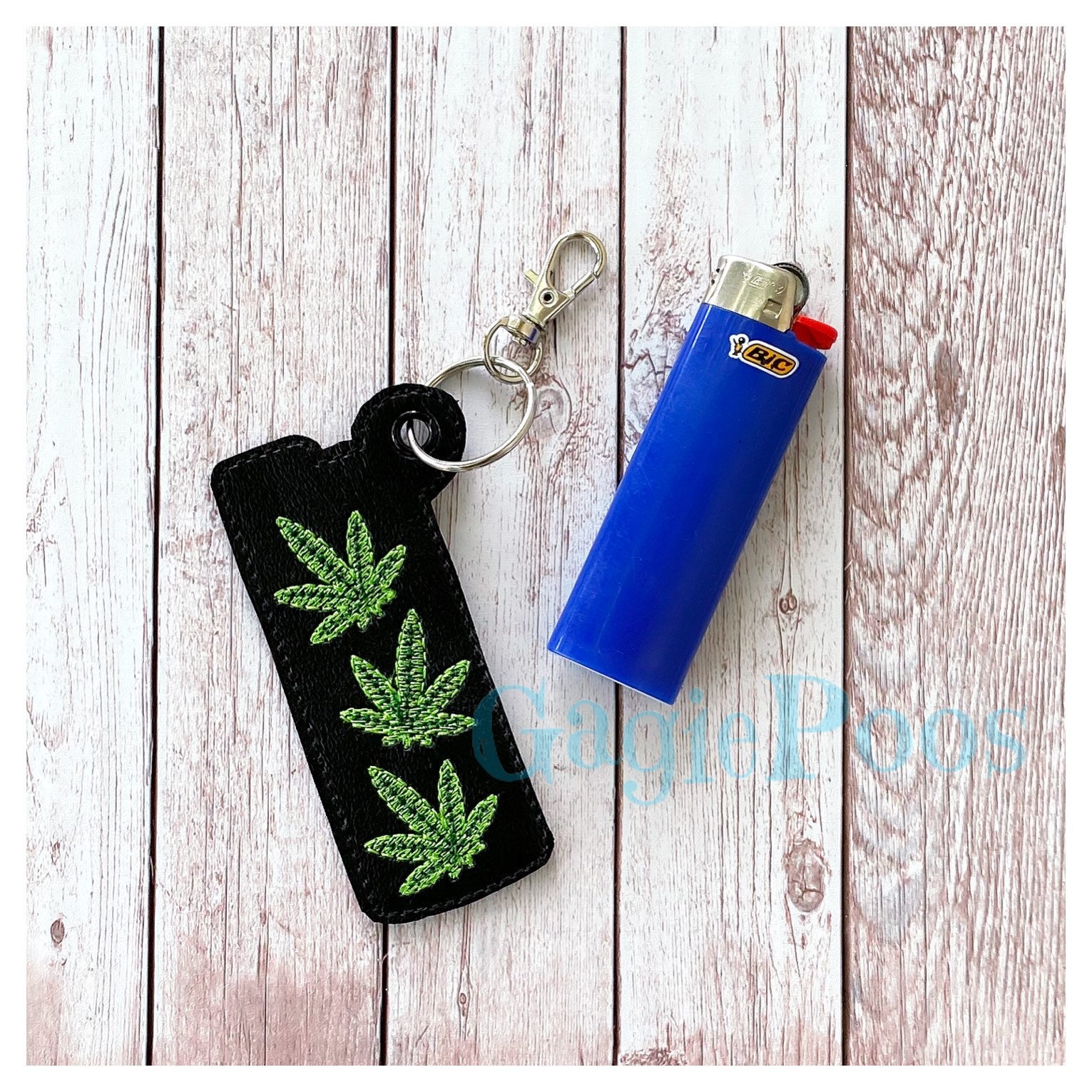 Pot Leaves Lighter Holder Key Fob. Marijuana Theme Bag Tags. - Etsy