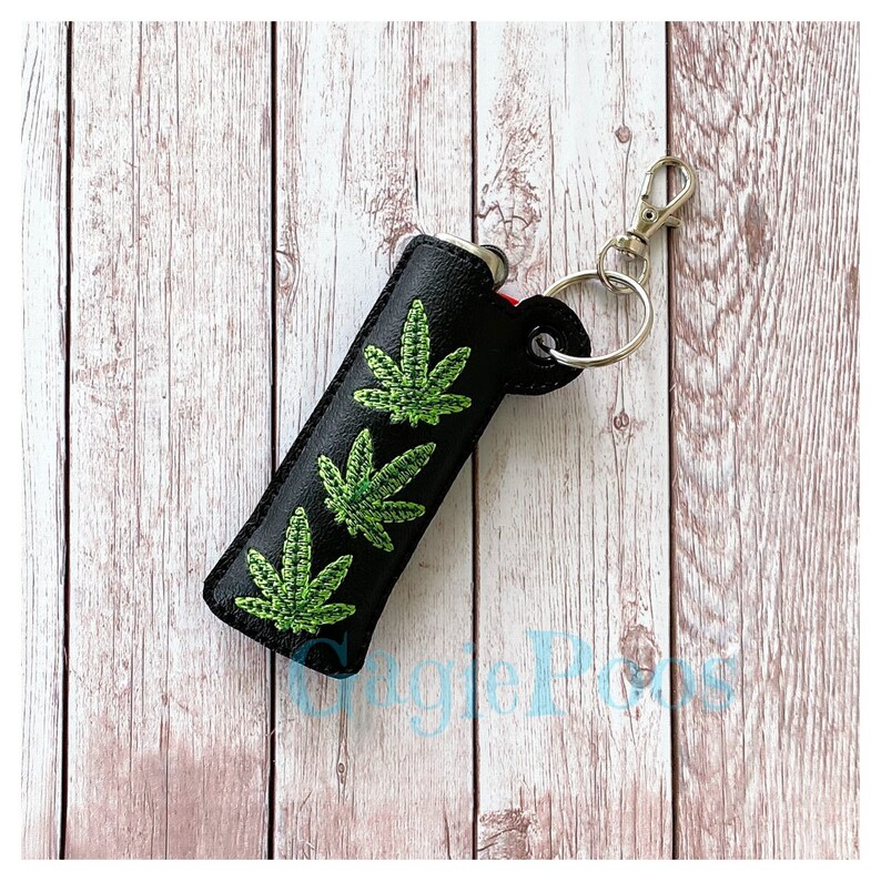 Pot Leaves Lighter Holder Key Fob. Marijuana Theme Bag Tags. Etsy