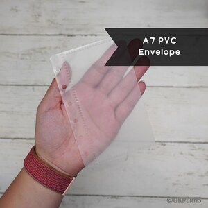 A7 ジップレス PVC 透明封筒 // 予算