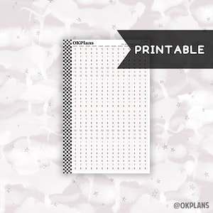 A5 PP Daily Time Strips - 5AM // Printable  // C-254 // Functional