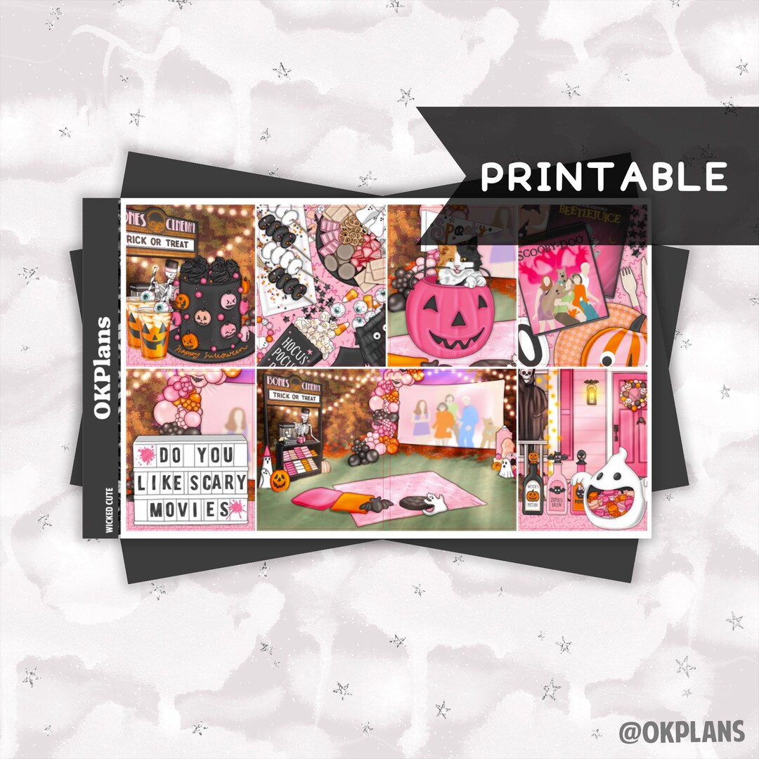 Wicked Cute // Printable // Weekly Kit - Etsy