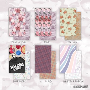 Bladwijzers // Opgerolde planners