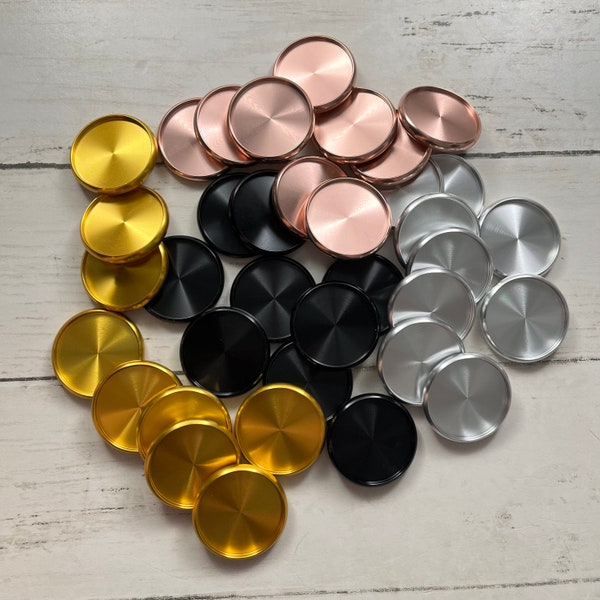 Limited Quantity - 1.5 inch Metal Discbound Discs — Pick Color // Binding Discs