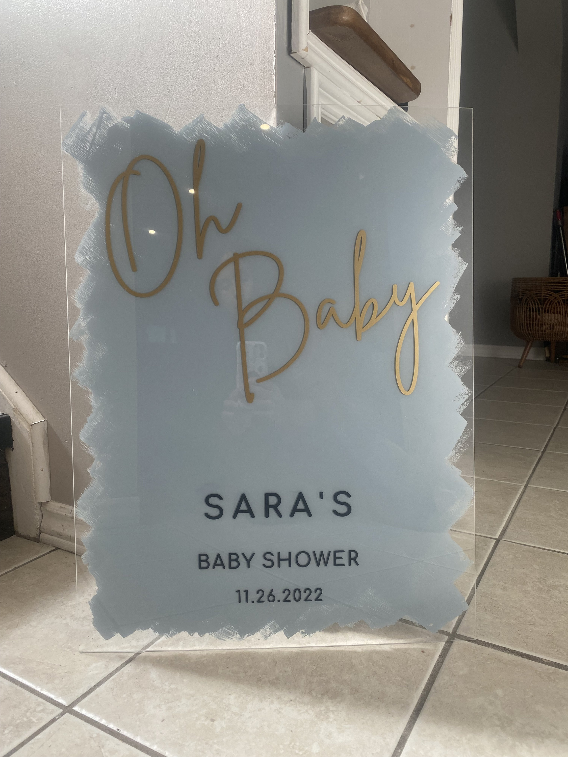 Pancarte shower bébé -  Canada