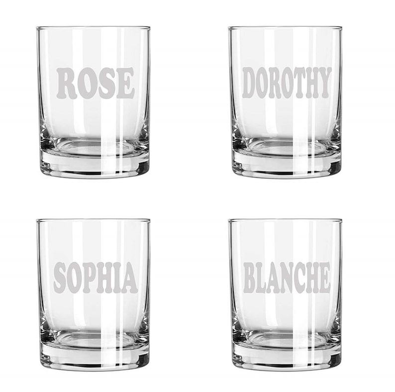 Brindle Southern Farms Golden Girls Rocks Glass