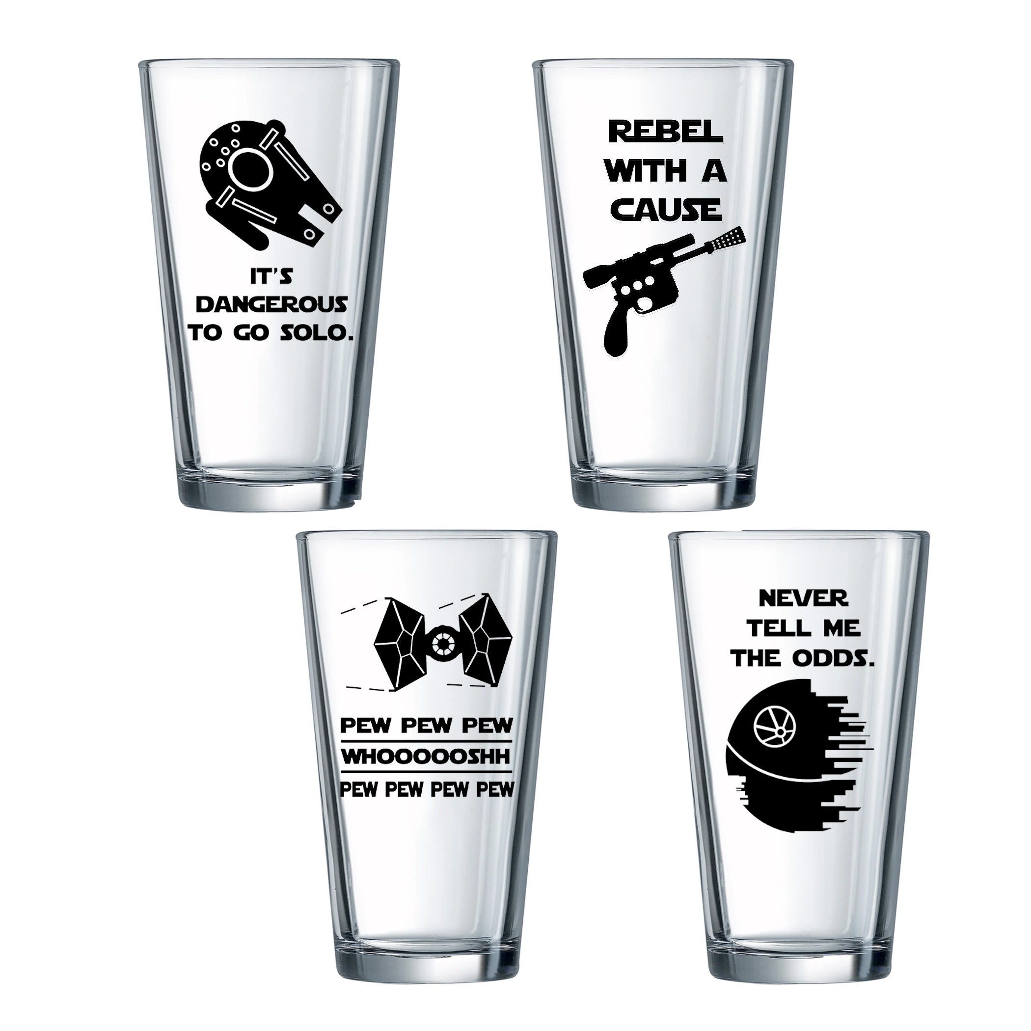 Star Wars Rebel 16oz Pint Glass