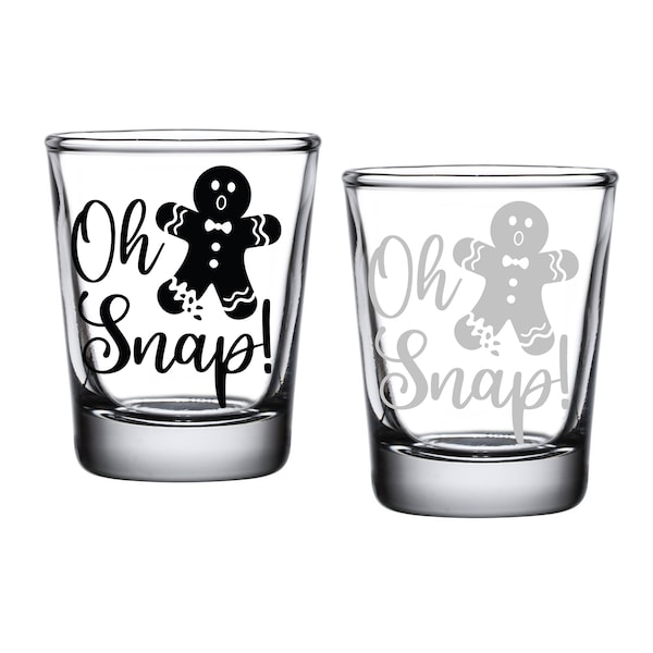 Christmas Shot Glass Etsy
