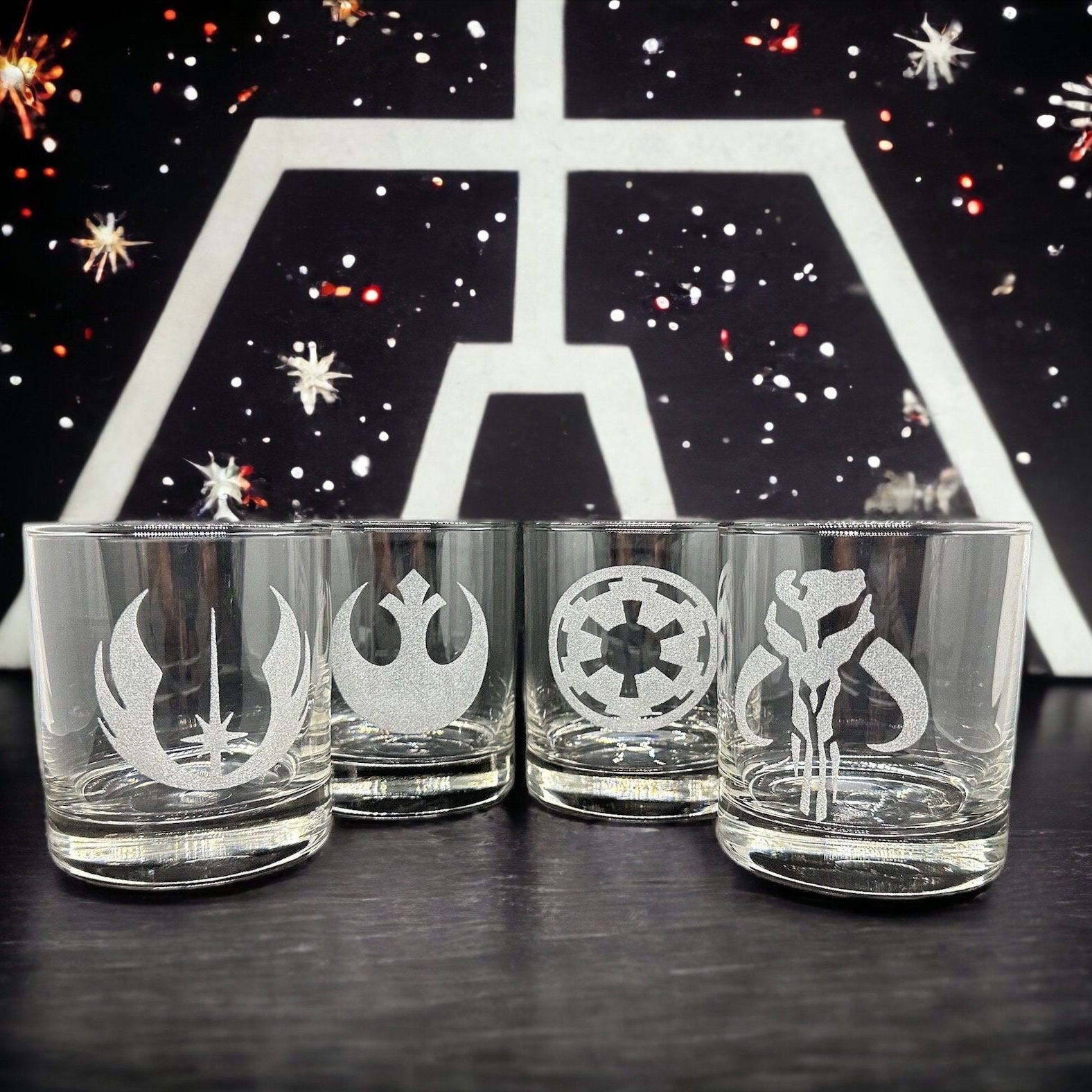 Star Wars Shot Glass Set – Characters (4-Pack) – Sweets and Geeks